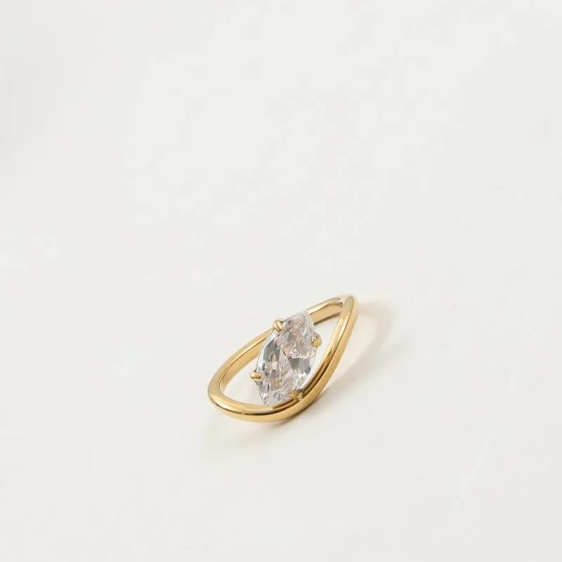 Clarissa Ring - Stainless steel everyday ring