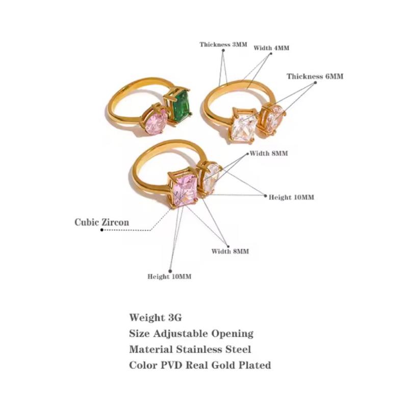 Soulmate Ring - Stainless steel adjustable ring for all sizes