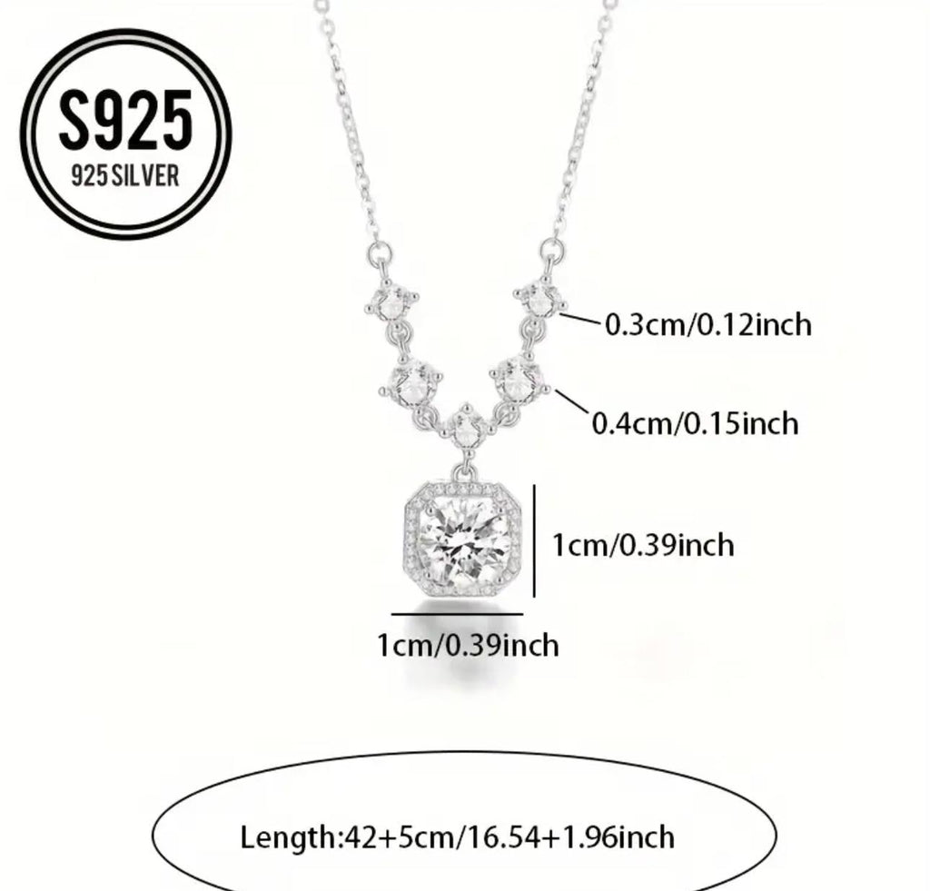 Royalty Necklace - Hypoallergenic silver plated Necklace For Women, A Niche High-end necklace
