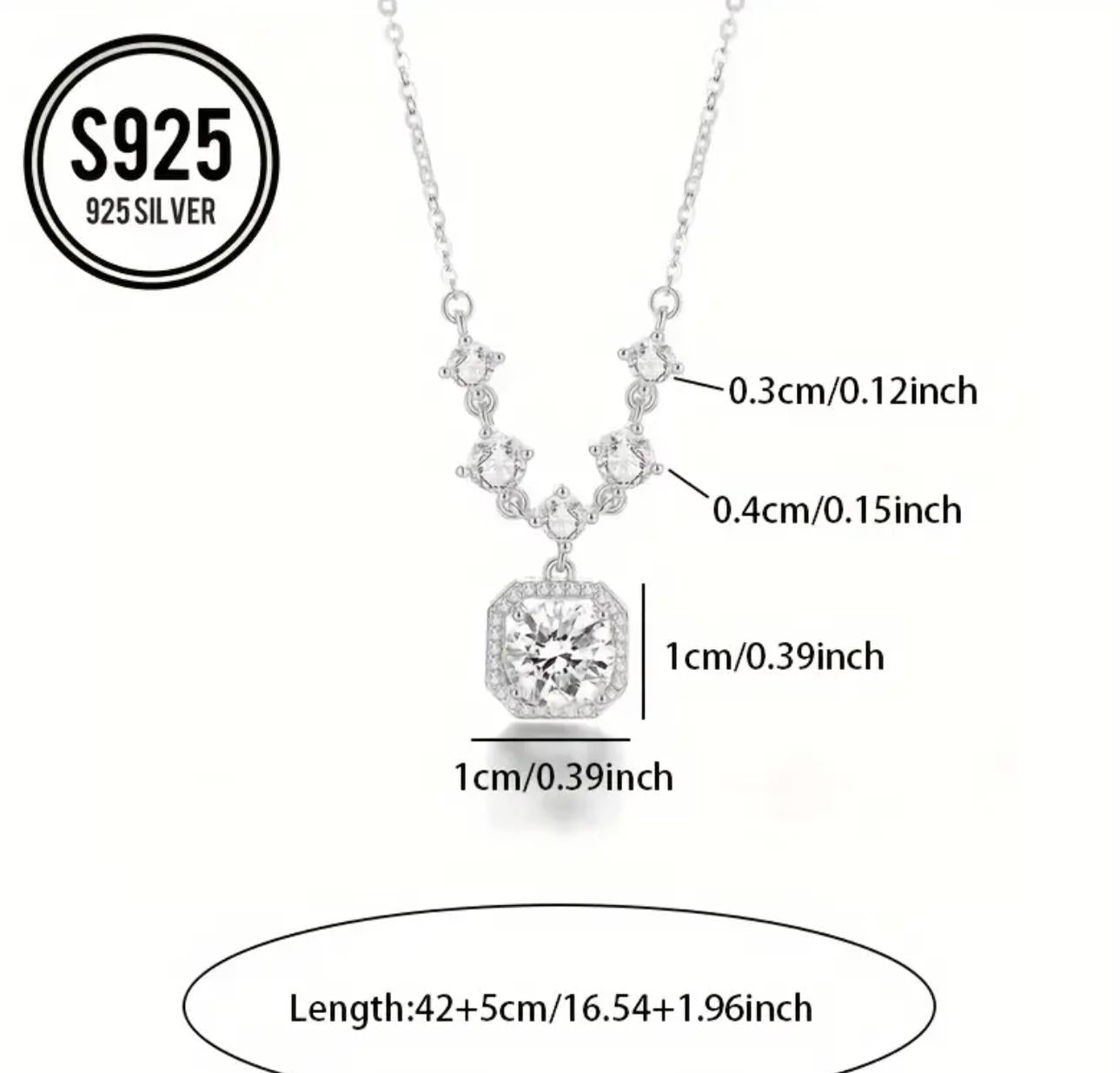 Royalty Necklace - Hypoallergenic silver plated Necklace For Women, A Niche High-end necklace