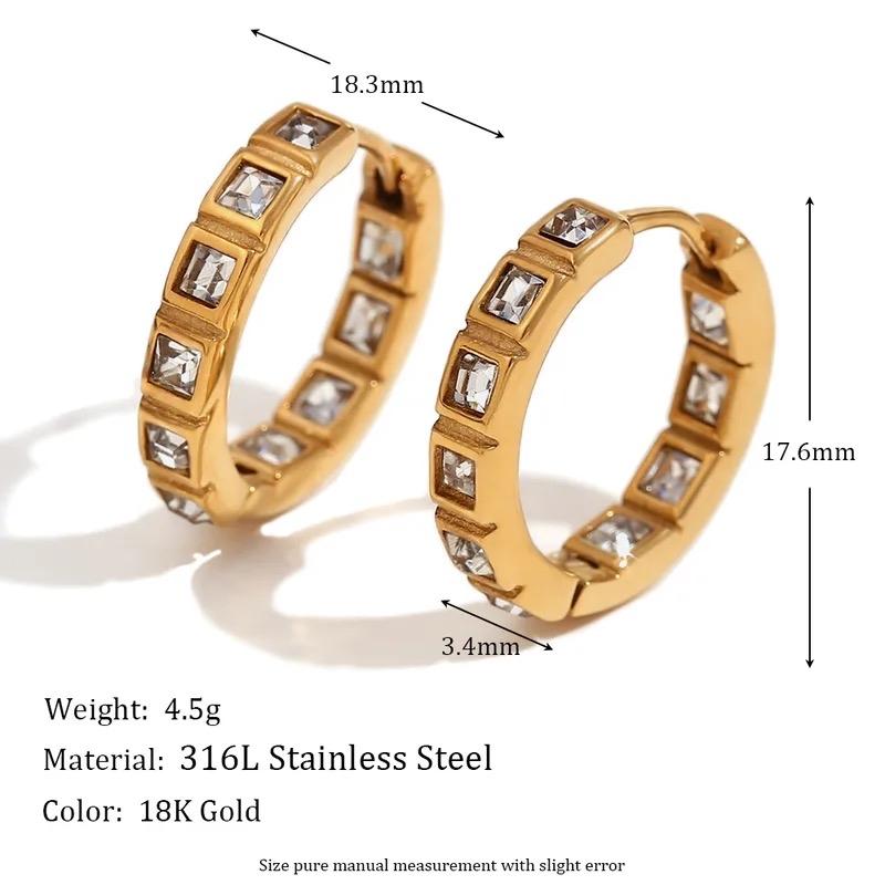Hala Hoop - Stainless steel tarnish resistant hoop for daily wear