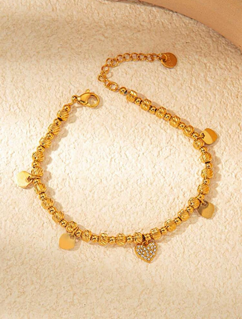 Aurora Beaded bracelet - Steel 18K Gold Plated Bracelets