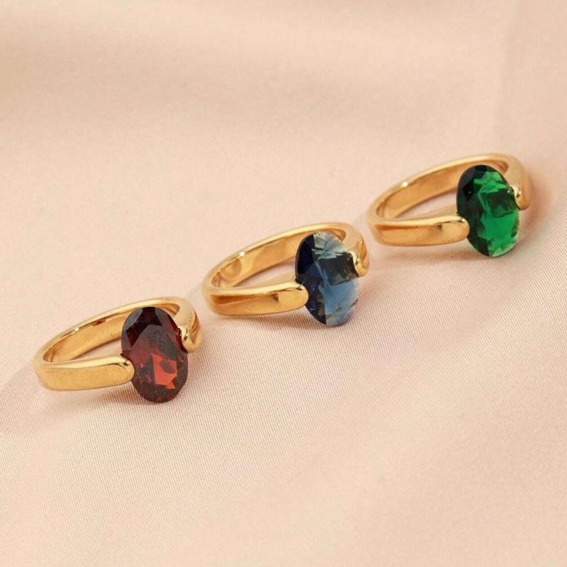 Stone Ring - Stainless Steel stone rings